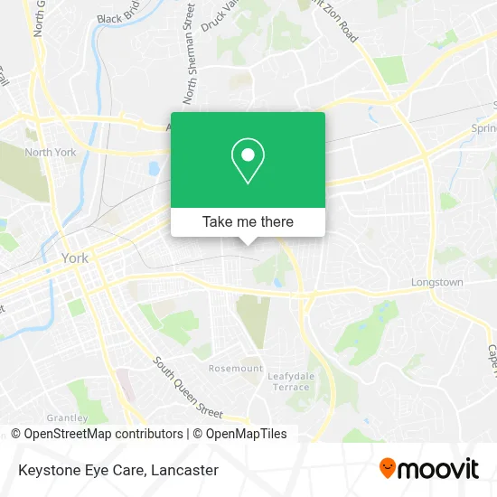 Keystone Eye Care map