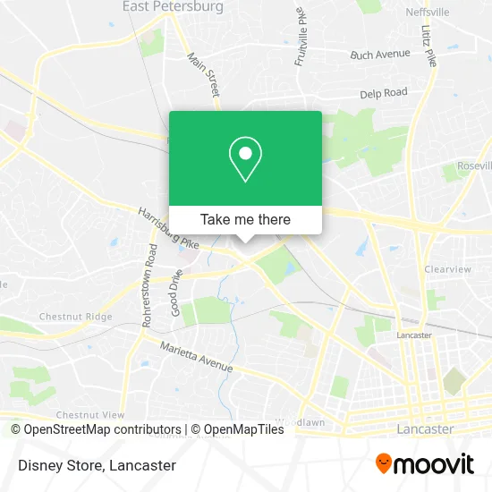 Disney Store map