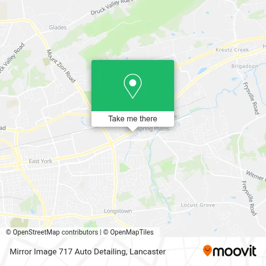 Mirror Image 717 Auto Detailing map