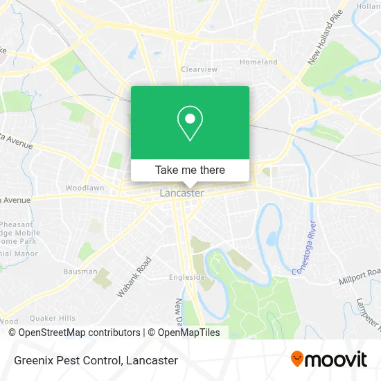 Greenix Pest Control map