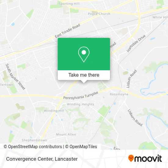 Convergence Center map