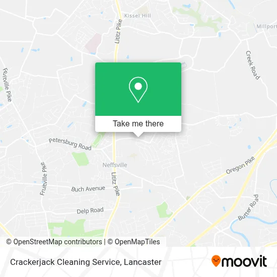 Crackerjack Cleaning Service map
