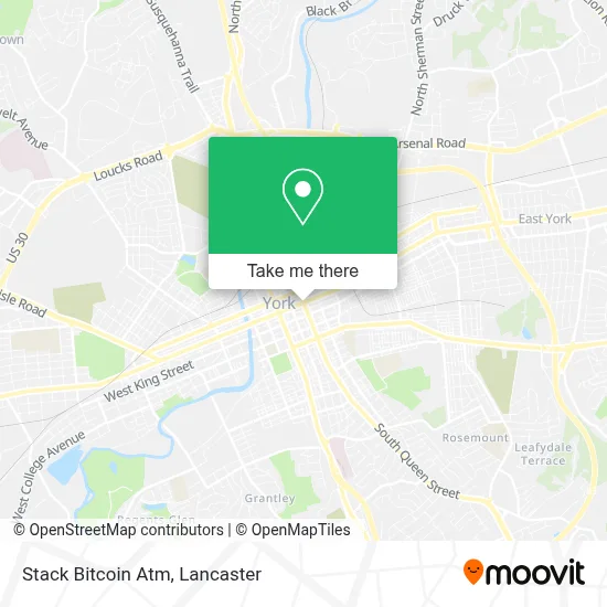 Stack Bitcoin Atm map