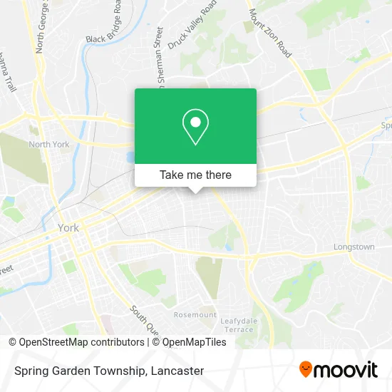 Spring Garden Township map