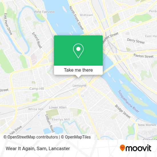 Wear It Again, Sam map