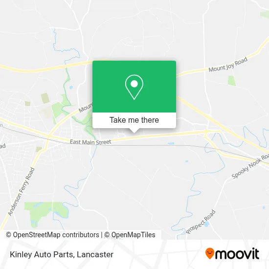 Kinley Auto Parts map