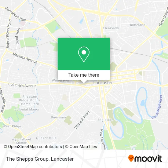 The Shepps Group map