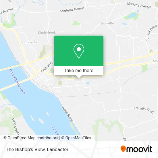 The Bishop's View map