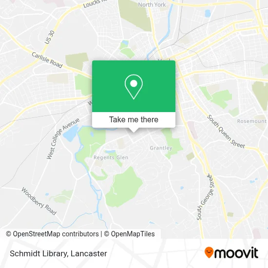 Schmidt Library map
