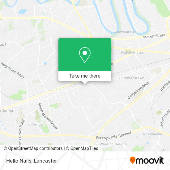 Hello Nails map