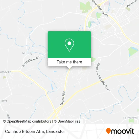 Coinhub Bitcoin Atm map
