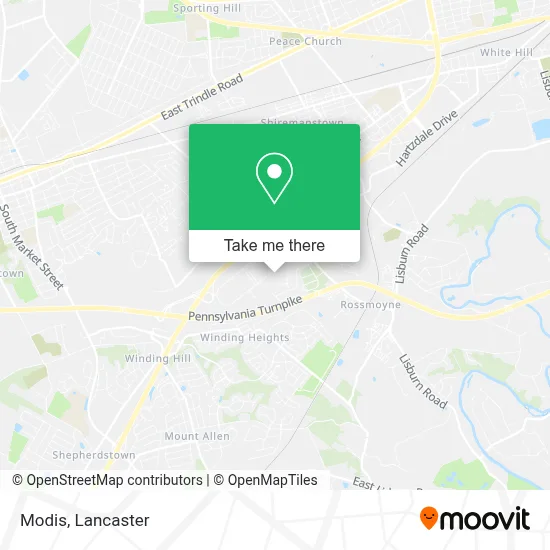 Modis map