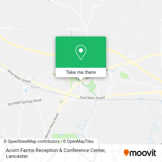 Acorn Farms Reception & Conference Center map