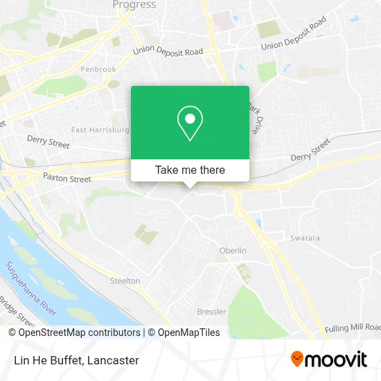Lin He Buffet map