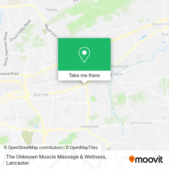 The Unknown Muscle Massage & Wellness map