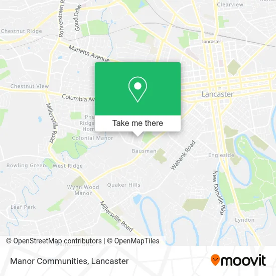 Manor Communities map