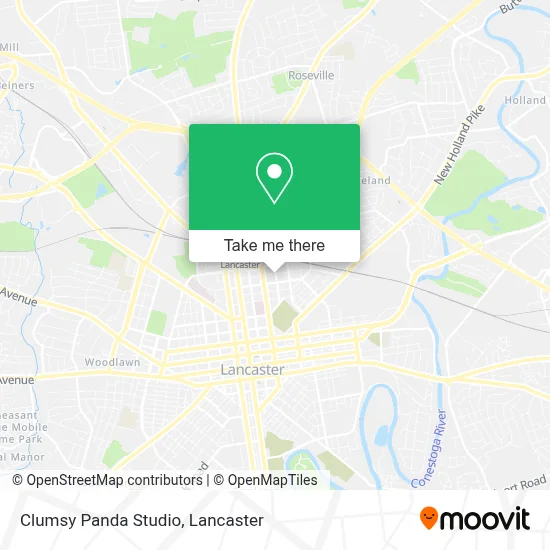 Clumsy Panda Studio map