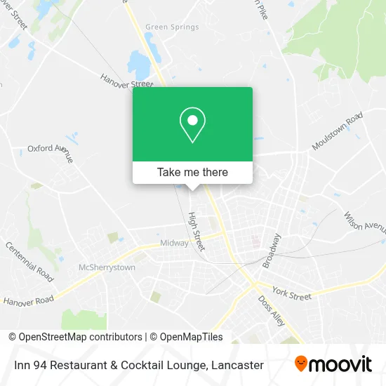 Inn 94 Restaurant & Cocktail Lounge map
