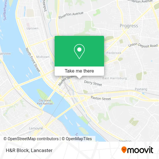 H&R Block map