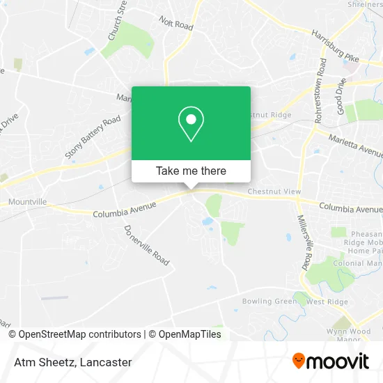 Atm Sheetz map