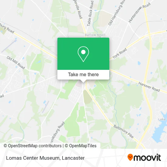 Lomas Center Museum map