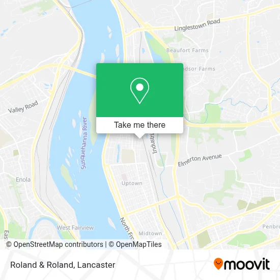 Roland & Roland map