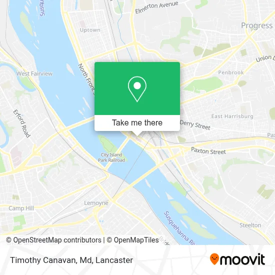 Timothy Canavan, Md map
