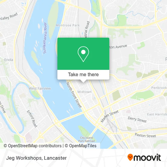 Jeg Workshops map