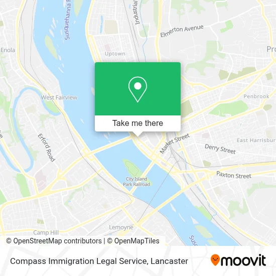 Compass Immigration Legal Service map