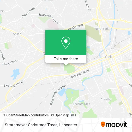 Strathmeyer Christmas Trees map
