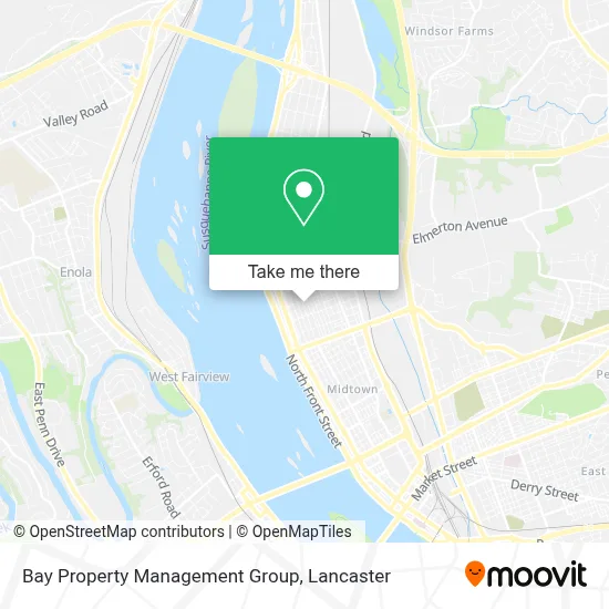 Bay Property Management Group map