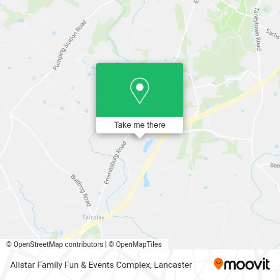 Allstar Family Fun & Events Complex map