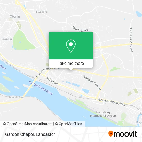 Garden Chapel map