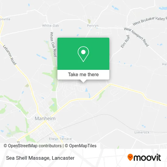 Sea Shell Massage map