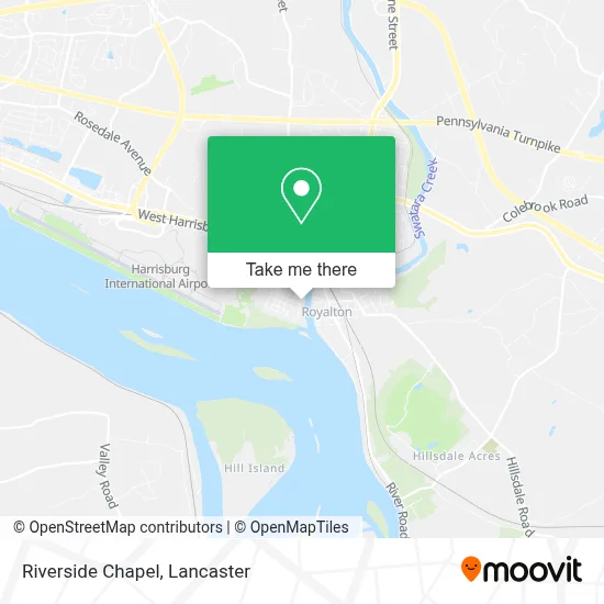 Riverside Chapel map