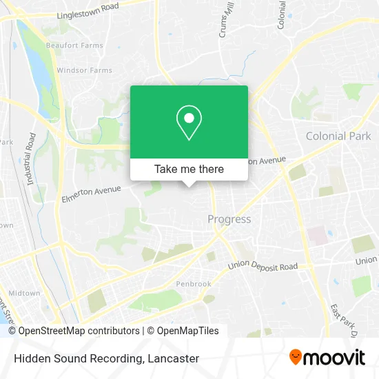 Hidden Sound Recording map