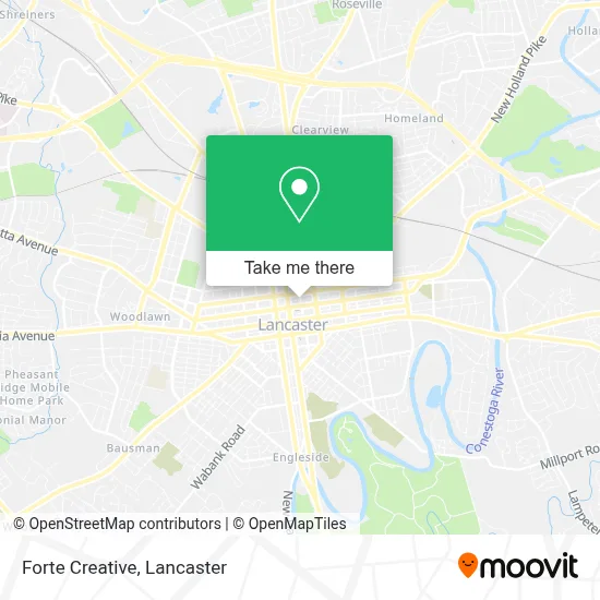Forte Creative map