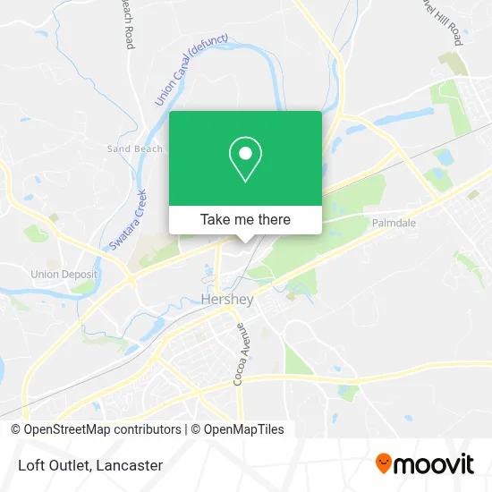 Loft Outlet map