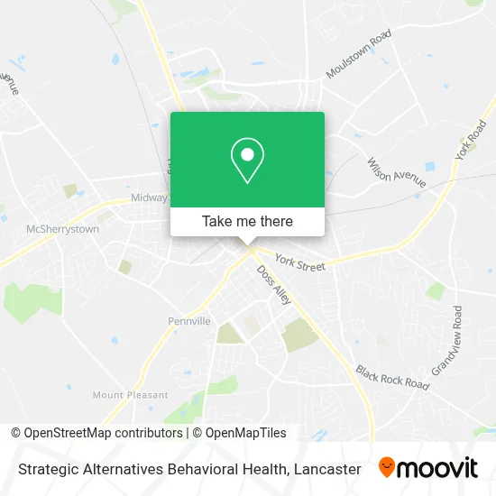 Strategic Alternatives Behavioral Health map