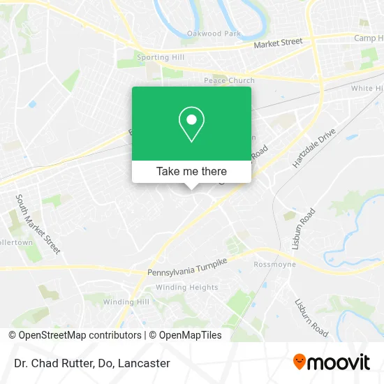 Dr. Chad Rutter, Do map
