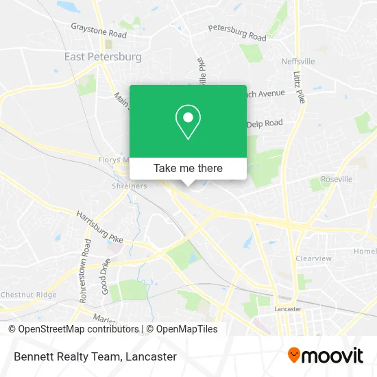 Bennett Realty Team map
