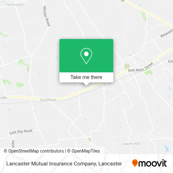 Lancaster Mutual Insurance Company map