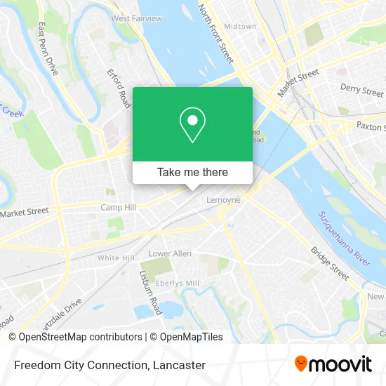 Freedom City Connection map