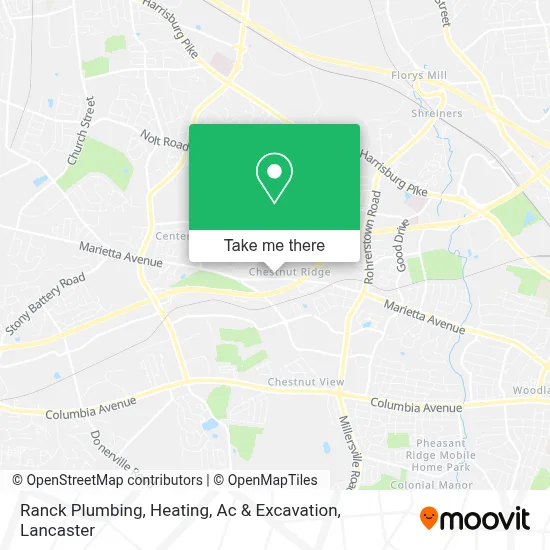 Ranck Plumbing, Heating, Ac & Excavation map