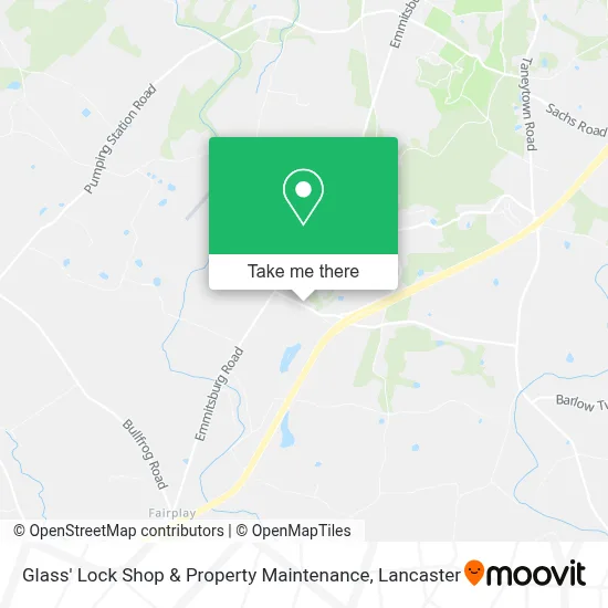 Glass' Lock Shop & Property Maintenance map