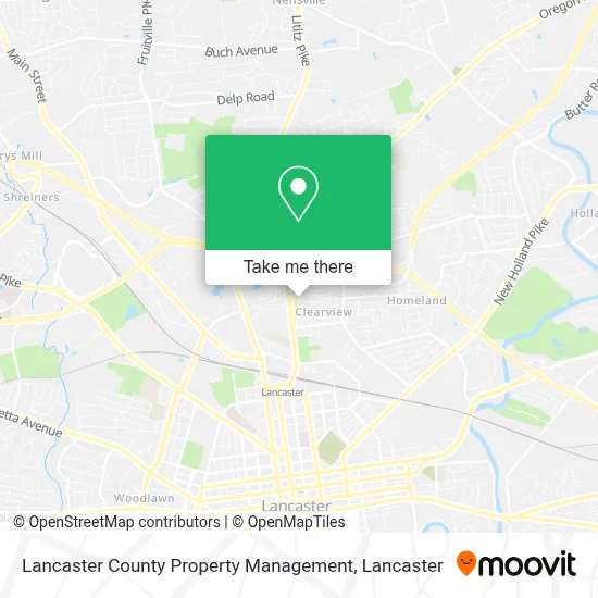 Lancaster County Property Management map
