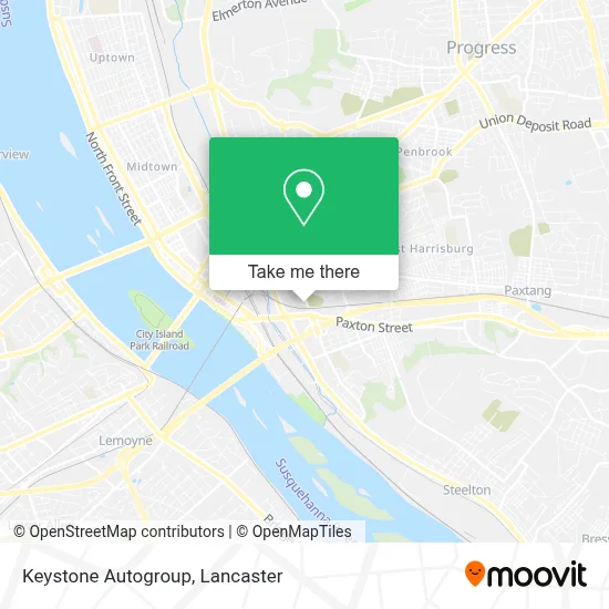 Keystone Autogroup map