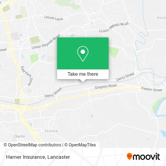Harner Insurance map