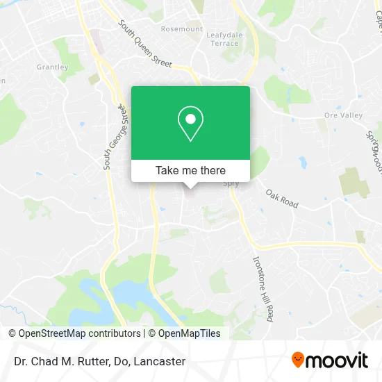 Dr. Chad M. Rutter, Do map