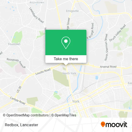 Redbox map
